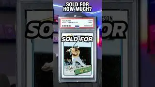 Бейсбольная карточка новичка Рики Хендерсона, Topps 1980 года, № 482, оценка PSA 9, оценочная сто...