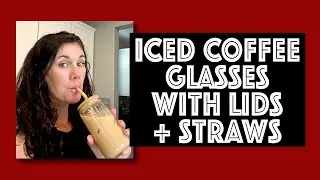 DWTS Danweitesi Iced Coffee Glasses With Lids Review