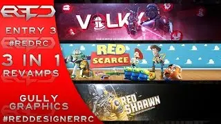 #RedRC #RedDesignerRC - Entry 3 - 3 in 1 - Gully Graphics - @ArtistsOfRed @RedReserve