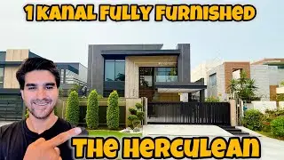 Touring 1 kanal Fully Furnished Mansion| THE HERCULEAN | Full Basement in dha phase 6 lahore