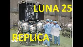 KSP Luna 25, moon lander replica