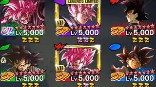 RUNNING A FULL GOKU BLACK TEAM IN PVP! | Dragon Ball Legends