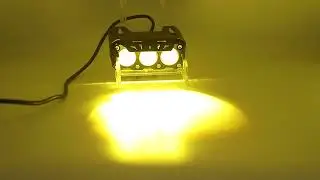 1 Par Faros Auxiliares Lupa Led Focos Luz Para Coche Moto
