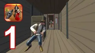 Wild West Cowboy Redemption - Gameplay Walkthrough Part 1 Level 1 to 10 ( Android,iOS )