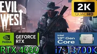 Evil West | RTX 4080  | i7 13700K | Native 1440p | Epic Settings
