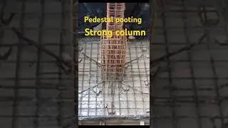 Pedestal kaise aor kaha lagana hai #buildingconstruction #reinforcement #column