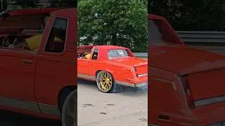 Orange Cutlass on Gold 24s Doin Donuts 💨 💨