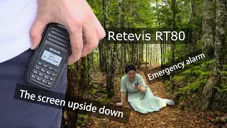 Retevis-Mini DMR Ham Business Amateur Radio Model RT80