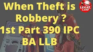 Robbery Definition of robbery What is robbery? section 390 IPC robbery essential ingredients | #ipc