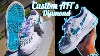 DIAMOND AIR FORCE ONES | MUST WATCH |