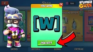 HOW TO GET DARK CYAN [W] IN YOUR NAME IN STUMBLE GUYS #stumbleguys #tournament