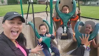 Zipline Roller Coaster Fun At New Park! Family Fun World