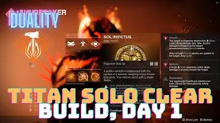 My Solo Titan Blind Run Setup/Build, Duality Dungeon | Destiny 2 Season 17