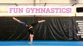 Gymnastics skills and tumbling on Airtrack!