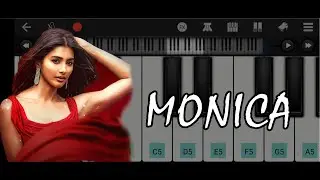 Monica Song Keyboard Notes | Anirudh | Rajinikanth | Lokesh | COOLIE | Fernandez