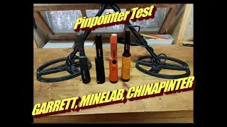 Sondeln Pinpointer Test: Garrett. Minelab, NoName Metalldetektor