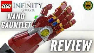 Perfect Display Piece: LEGO Marvel Infinity Saga 76223 Nano Gauntlet Review!