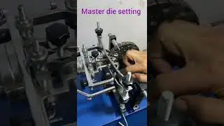Celling fan winding machine master die setting 