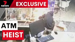 Thief uses power tools to spark wild bowling alley heist | 7NEWS