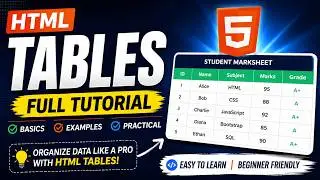 What is HTML Tables | HTML Tables Tutorial | ScamShieldTech