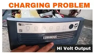 LUMINOUS ECOWAAT NEO HI OUTPUT VOLTAGE AND CHARGING PROBLEM SOLUTION POWERTAK