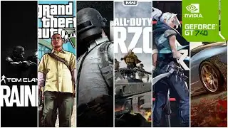 GT 740/740m 2gb DDR5 Test in 6 games in 2021