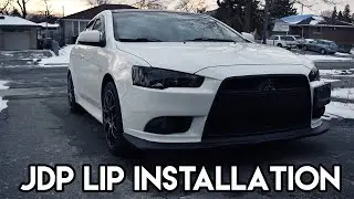 How to install a Polyurethane JDP Lip on a Lancer GT