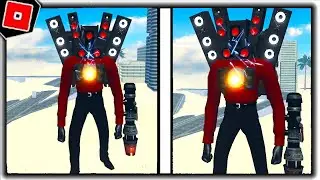 How to get INFECTED TITAN SPEAKERMAN SKIN MORPH in BATHTUB UNIVERSE - Roblox