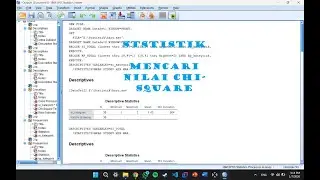 Statistik mencari nilai chi square