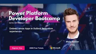 Mats Necker - Embed Canvas Apps in Outlook for custom experiences.