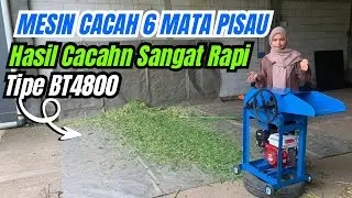 SANGAT CEPAT SANGAT RAPI !!! CACAHAN MESIN CACAH BT4800 6 MATA PISAU BAJA #mesincoper 