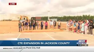 LIVE: Jackson County School District breaks ground on new expansions for CTE programs