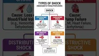 TYPES OF SHOCK.#shock#CriticalCare#ICU#ICULearning#Resuscitation#SaveALife#studymedpro#Trauma#Sepsis