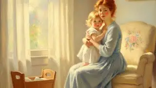 A Quiet Touch | Visual Poem Inspired by Mary Cassatt