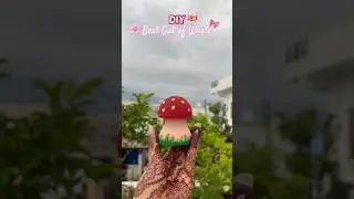 Diy home decor 🍄🌸 #homedecor #viral #youtube #shorts #content #trending #craft #mushroom #diy #yt