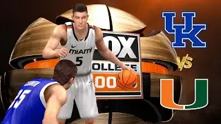 Kentucky vs Miami - FOX College Hoops - Fictional Mod
