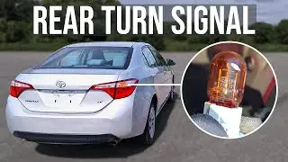 How to Replace Rear Turn Signal Bulb - Toyota Corolla (2014-2018)
