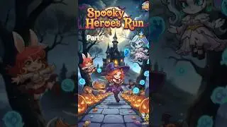 ⚡Spooky Run Part 2 &ndash; The Haunted Chase Begins! 👻 | Top Heroes Gameplay Shorts #topheroes