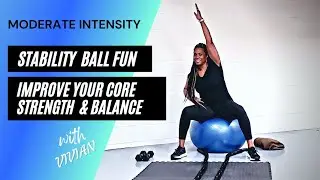 Тренировка с мячом-стабилизатором, полотенцем/канатами/гантелями #stabilityballworkout