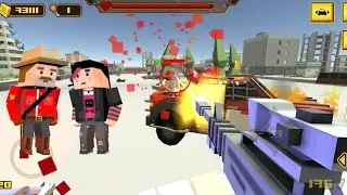 BLOCKAPOLYPSE Zombie Shooter: Emo Girl Left the Safe Place from Metro to Meet Her Lover