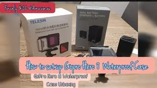 Gopro Hero 8 Black Waterproof Case| How to Set up