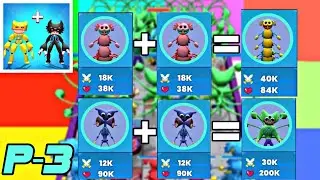 open max level animals and warriors | in merge master blue monster game part 3 | gameplay gamex boiz