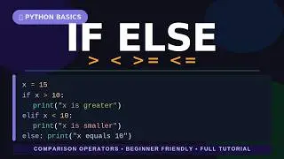 IF else with greater than and less than operator in Python