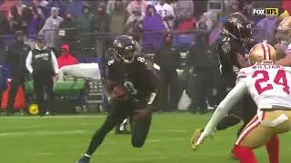 Lamar jackson breaks 49ers ankles like a running back!!