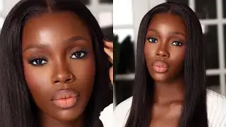 Full Glam Makeup Tutorial For Dark Skin | Okemute Ugwuamaka