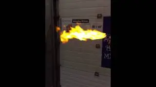 Hairspray flamethrower