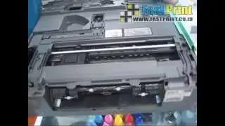 TUTORIAL MEMBONGKAR PRINTER BROTHER DCP J125 UNTUK MENGGANTI HEAD PRINTER
