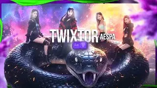 TWIXTOR CLIPS 4K aespa 'Black Mamba'