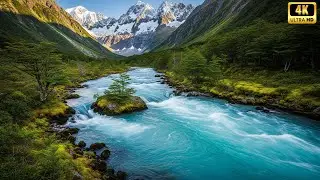 Tropical Rain River ⛈️ Heavy Water on Water for Extreme Sound Masking [4K]