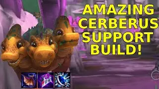 VAMPIRIC SHROUD IS VIABLE ON CERBERUS SUPPORT?! Conquest Smite (Full Build)